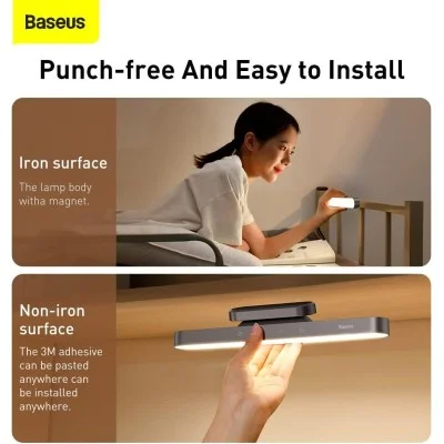 Baseus Magnetic Charging Desk Lamp - Dark Gray